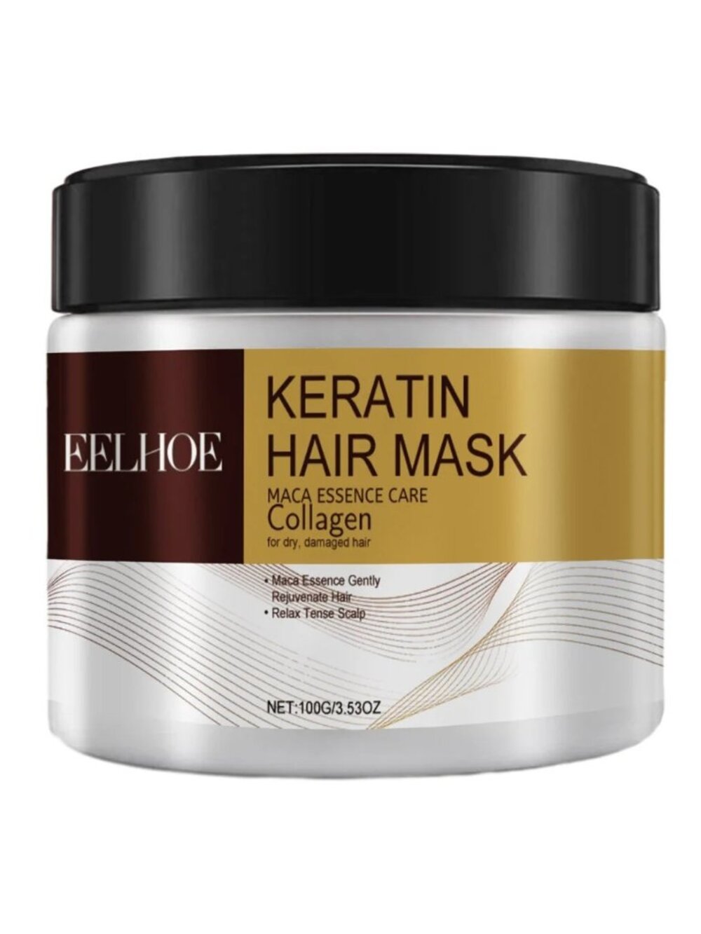 EELHOE Collagen Keratin Hair Mask - Two (2) Jars - NEW - Picture 3 of 3